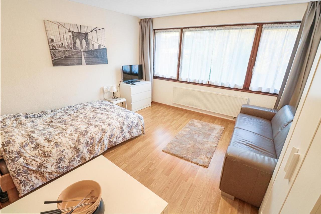 Studio Cosy Au Centre De Crans-Montana Ngoại thất bức ảnh