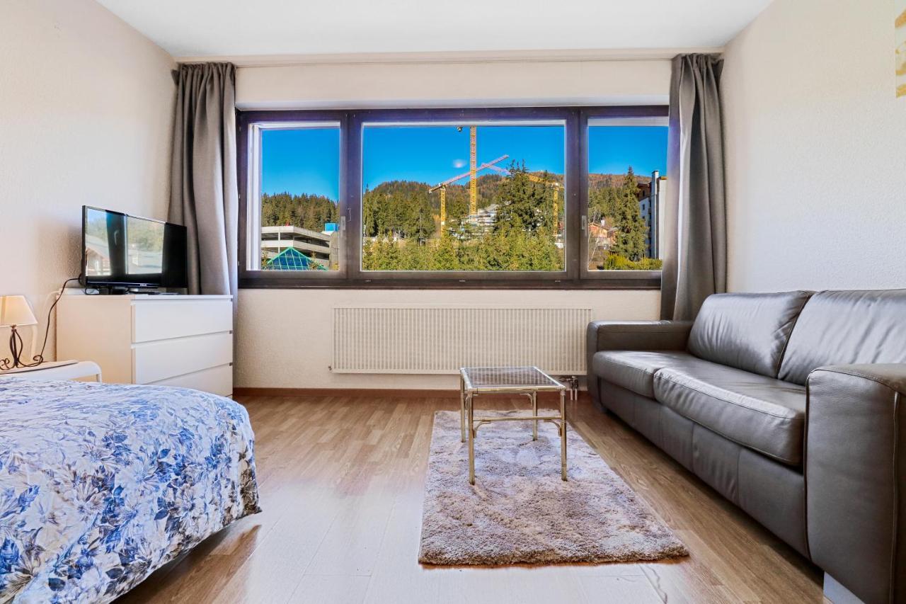 Studio Cosy Au Centre De Crans-Montana Ngoại thất bức ảnh