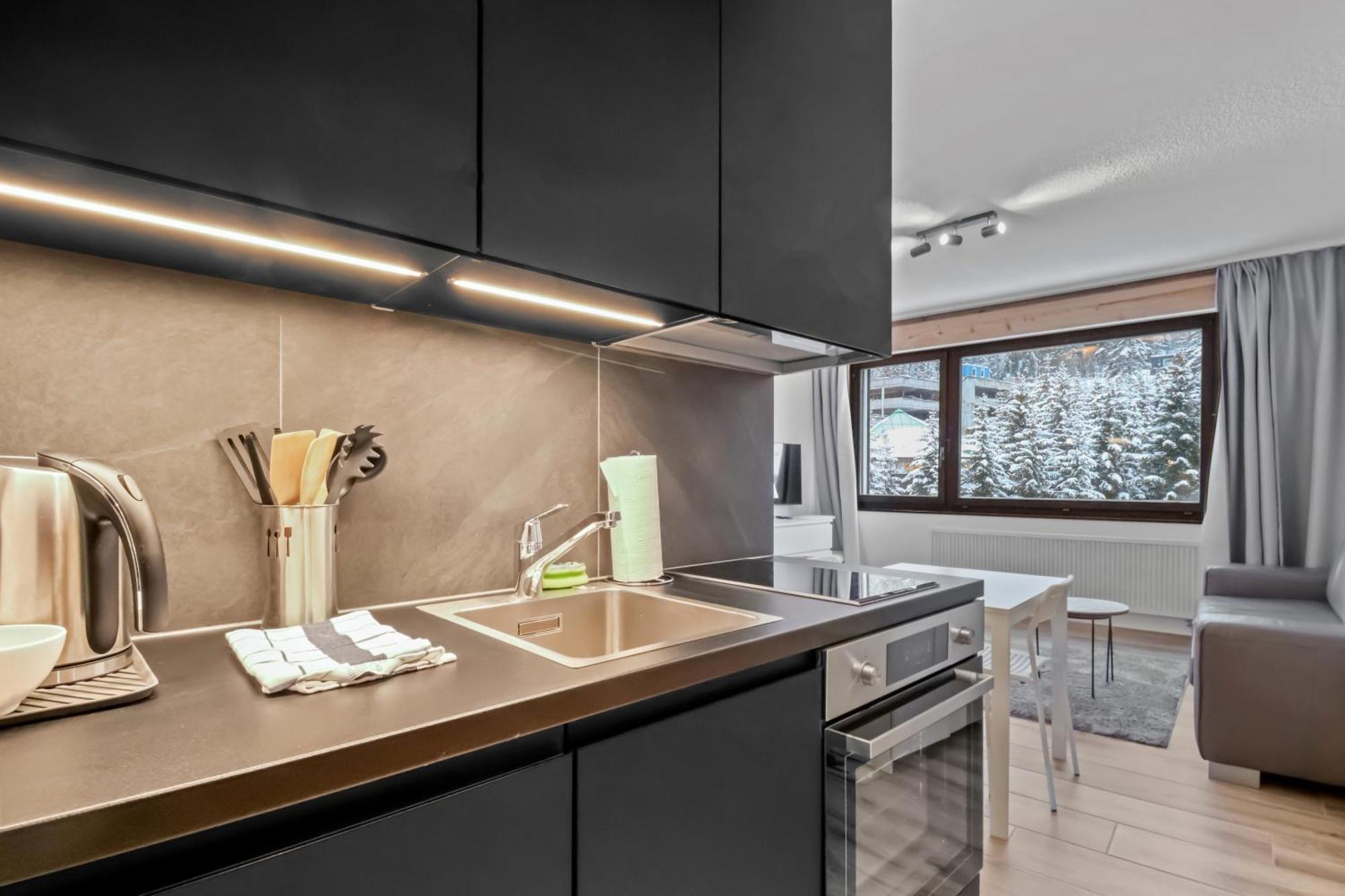 Studio Cosy Au Centre De Crans-Montana Ngoại thất bức ảnh