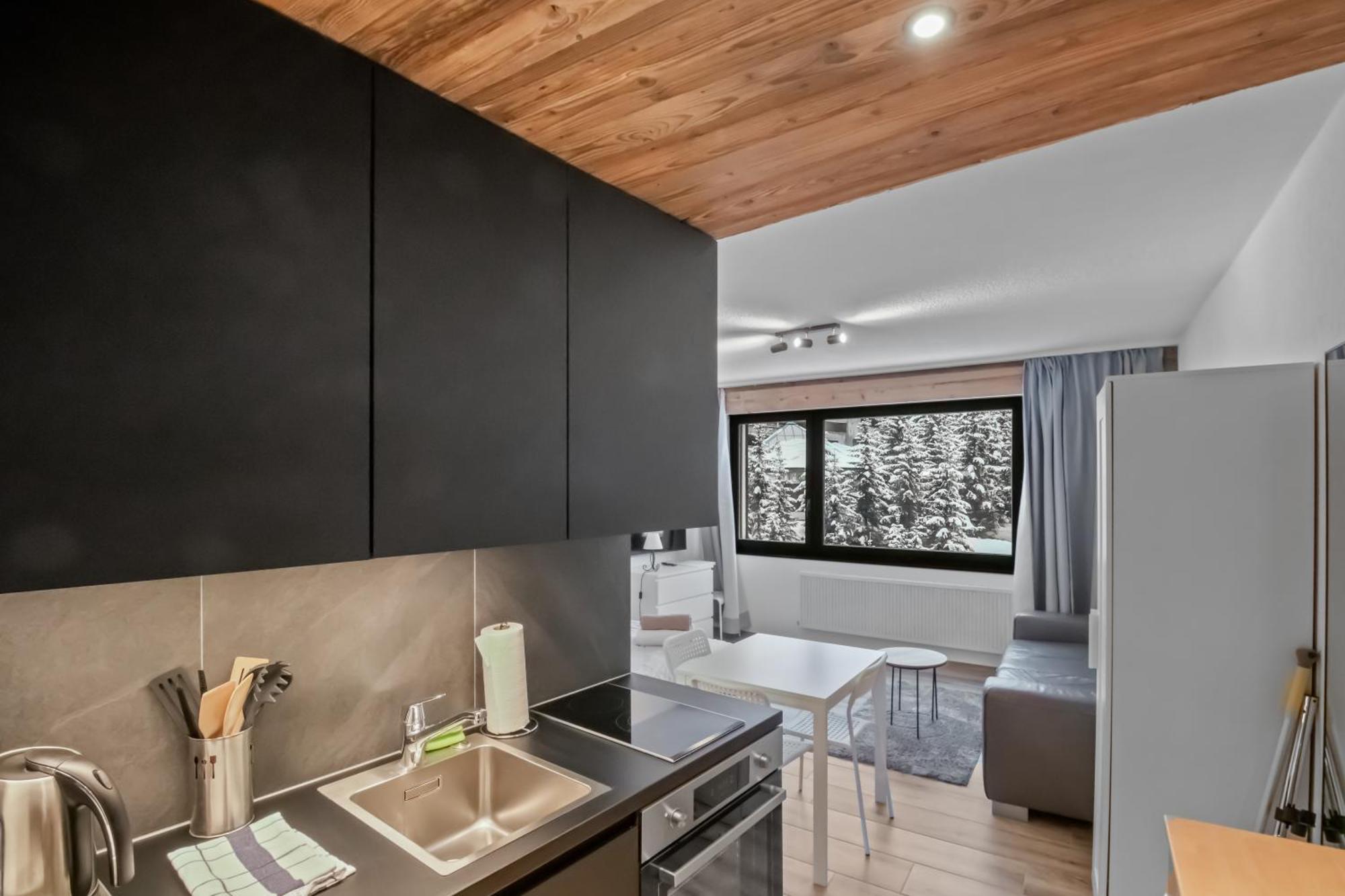 Studio Cosy Au Centre De Crans-Montana Ngoại thất bức ảnh