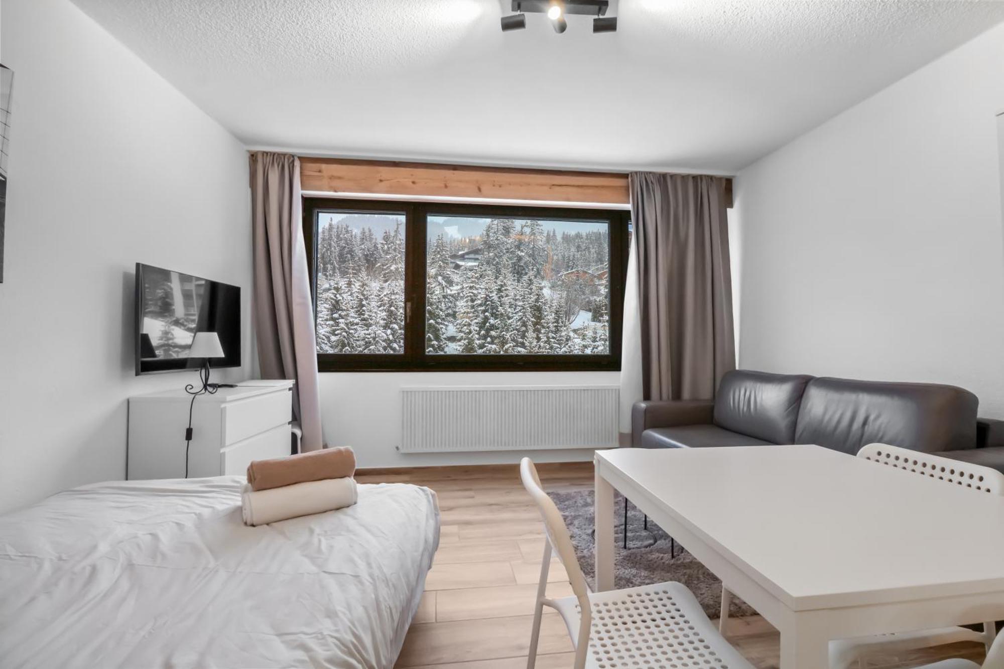 Studio Cosy Au Centre De Crans-Montana Ngoại thất bức ảnh