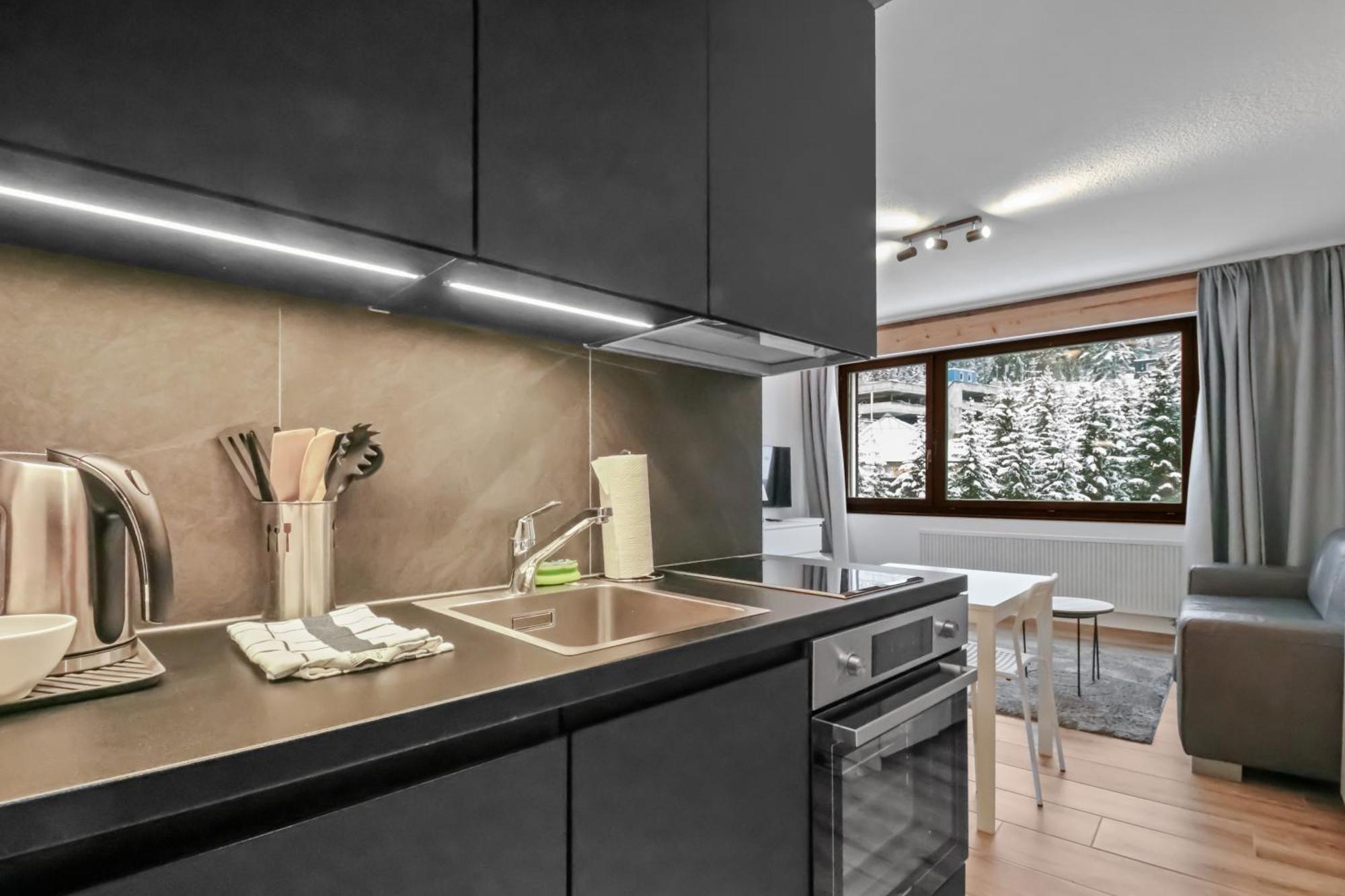 Studio Cosy Au Centre De Crans-Montana Ngoại thất bức ảnh